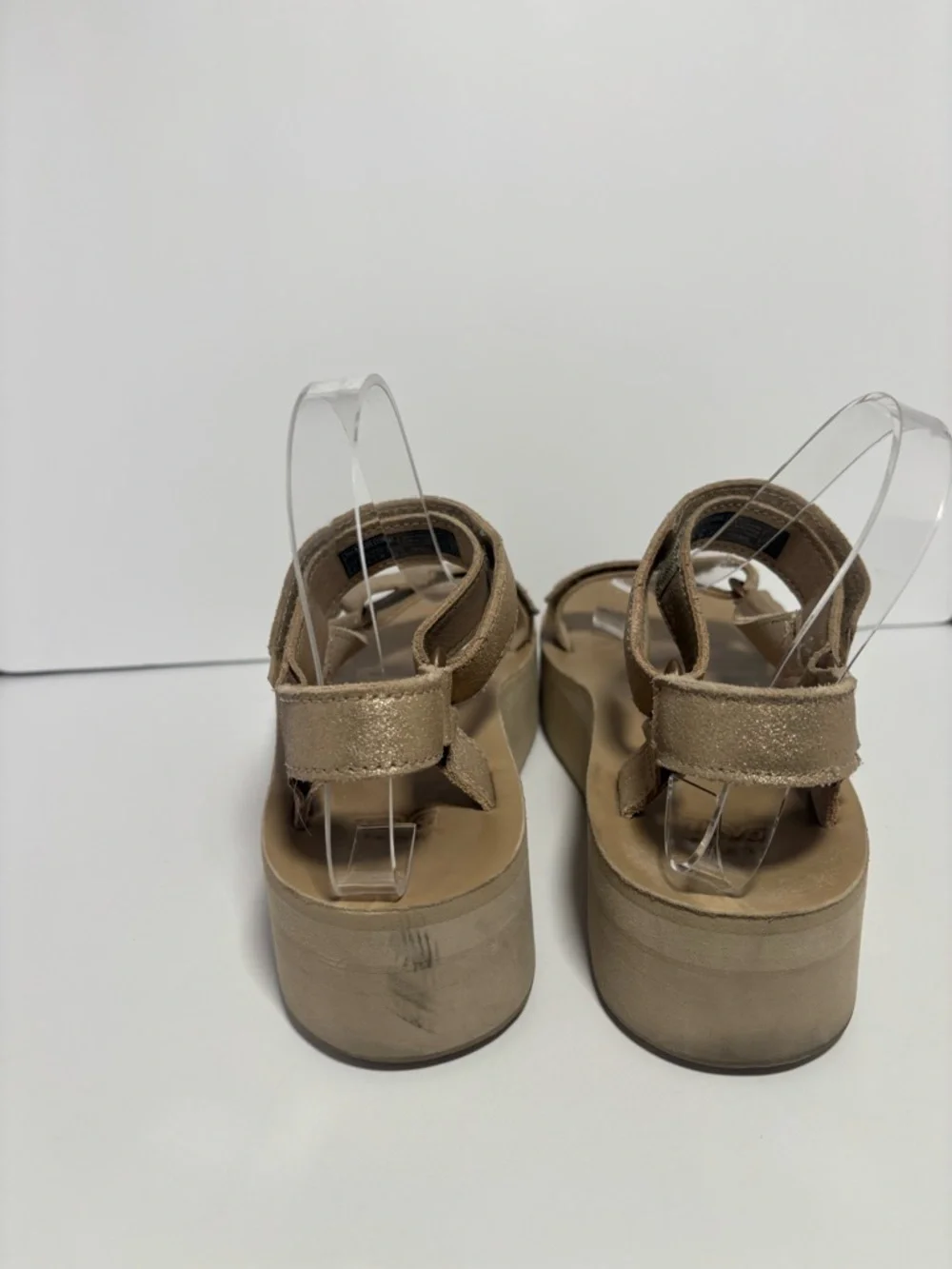 Teva Taupe Suede Strap Sandals - Picture 4 of 8